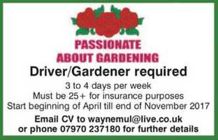 Gardeners and Gardening in Bromsgrove